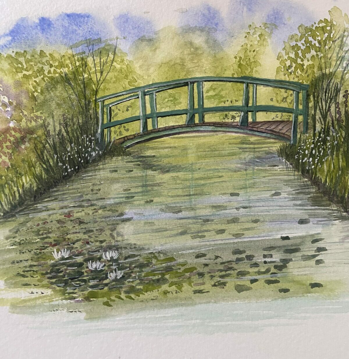 Monets Bridge At Guiverney