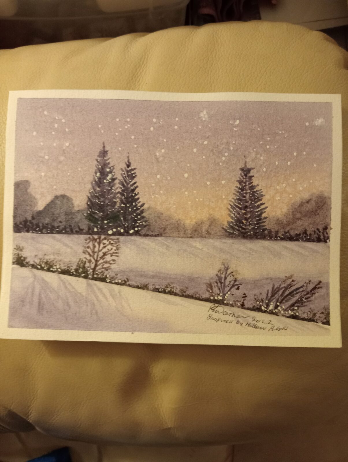 Winter Christmas Card