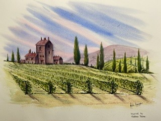 Tuscan vineyard