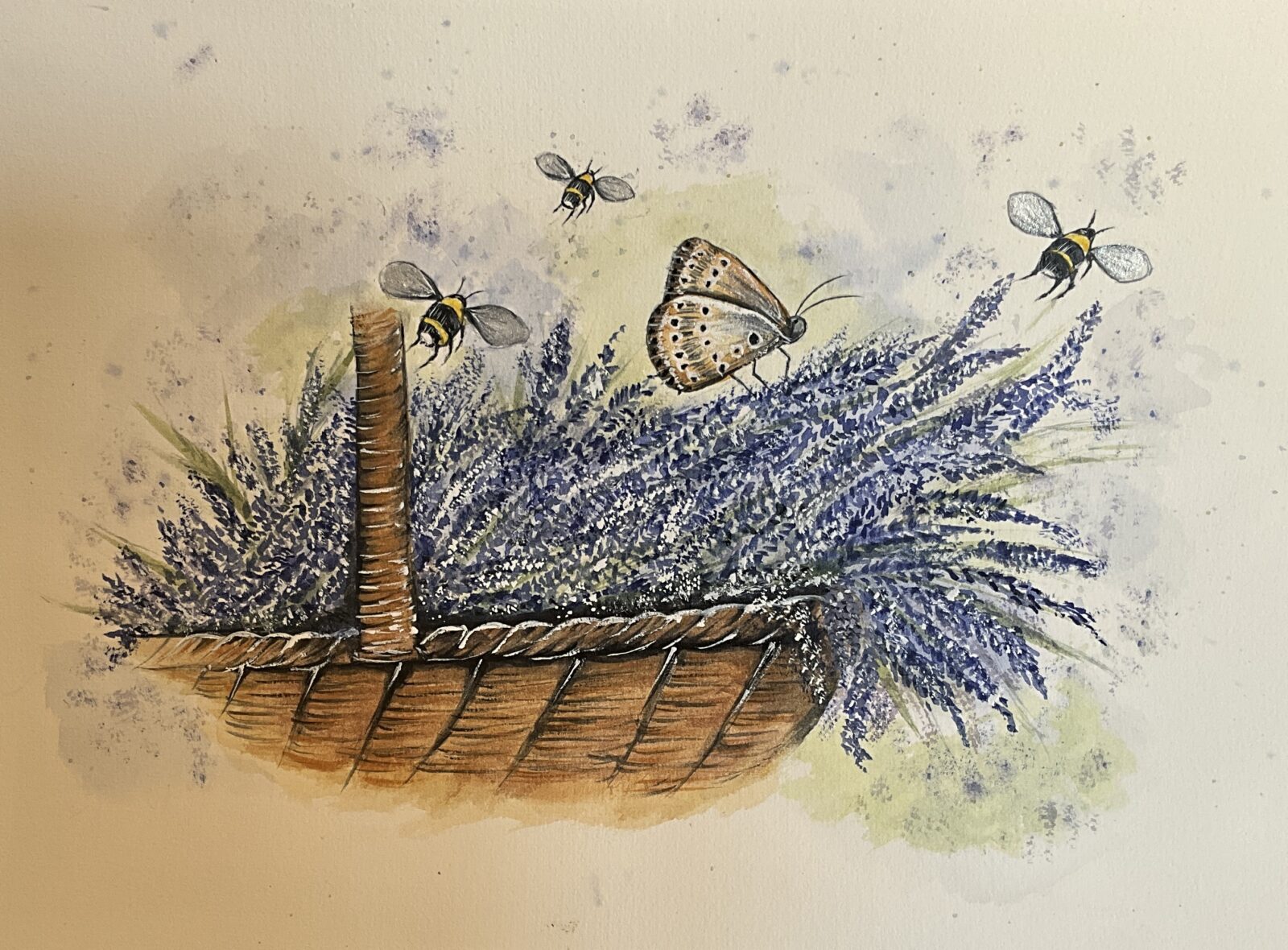 Lavender-basket