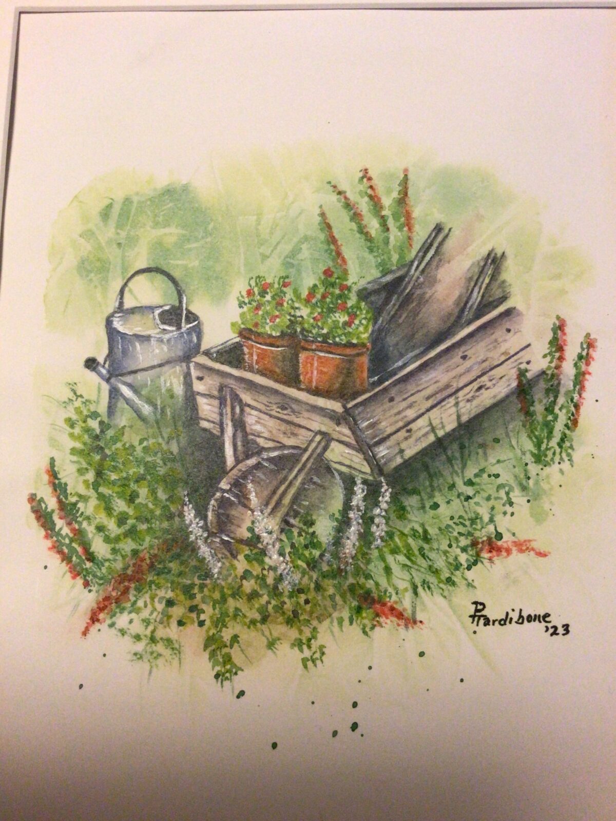 Rustic Wheelbarrow