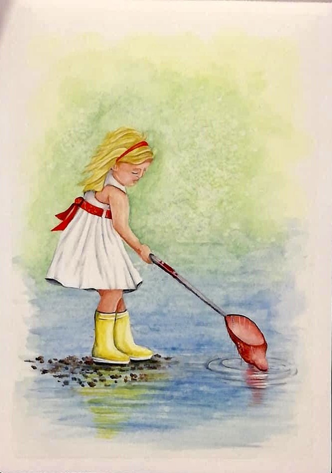 Girl fishing