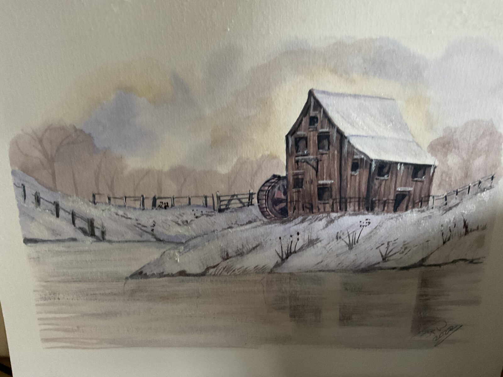Winter Watermill