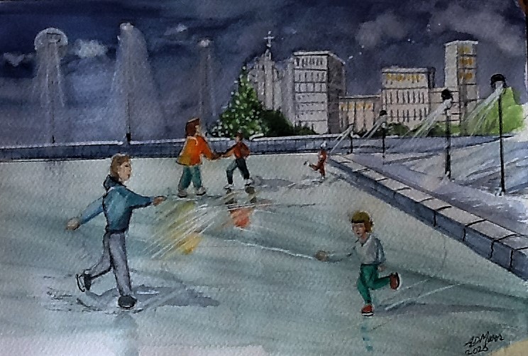 Skating by Night
