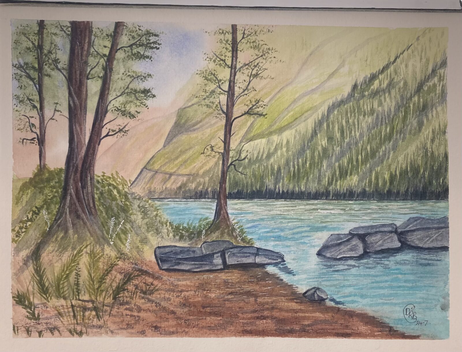 Summer Retreat 2024 Day 3 Painting