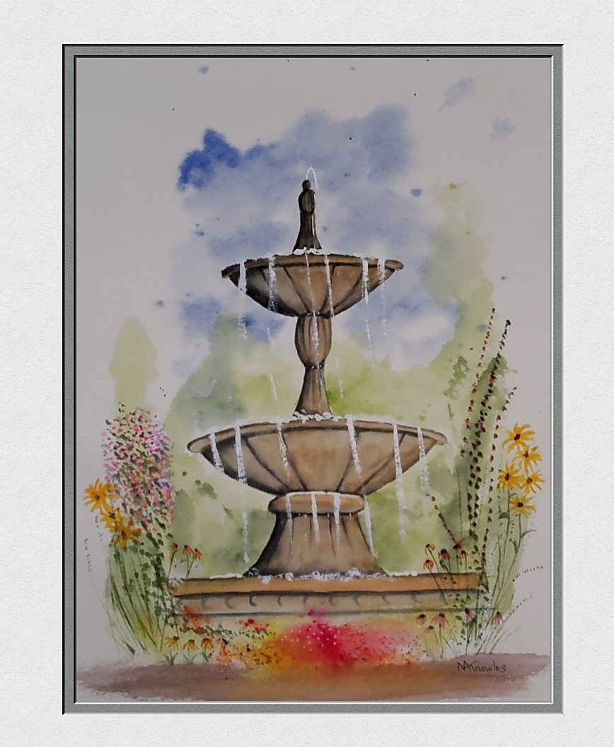 Fountain in the Garden