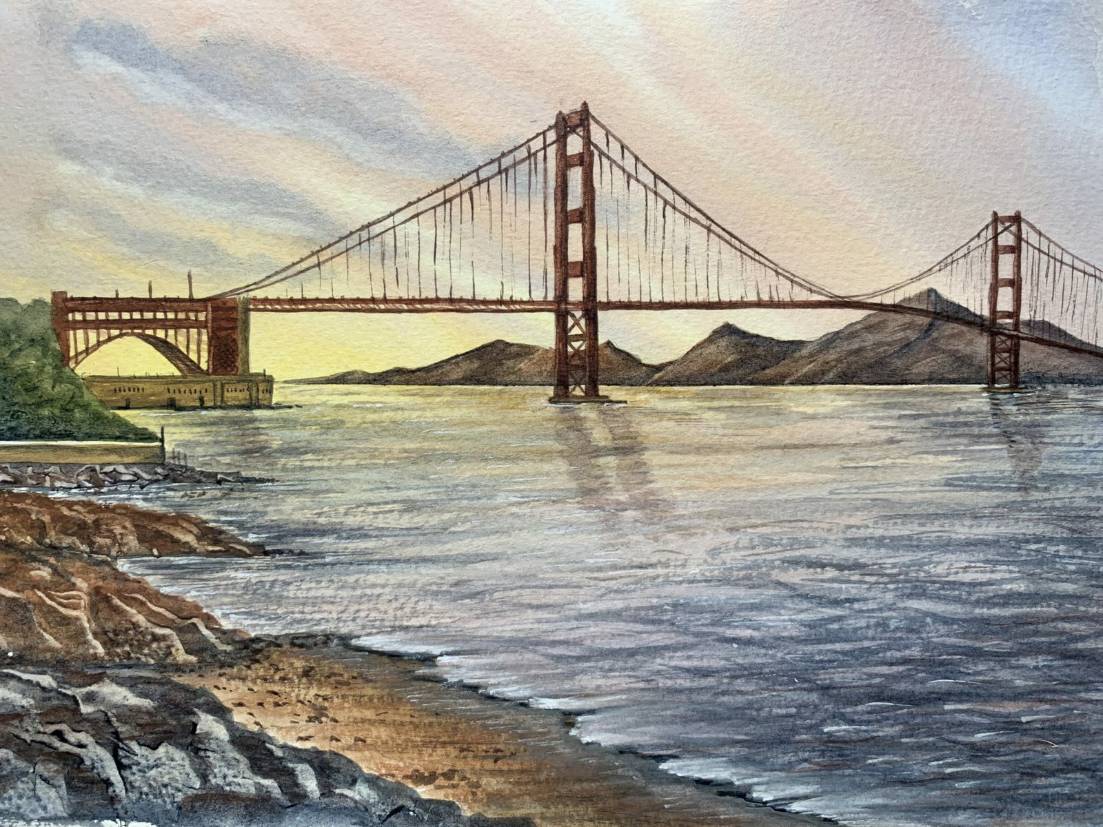 Sunset over San Francisco