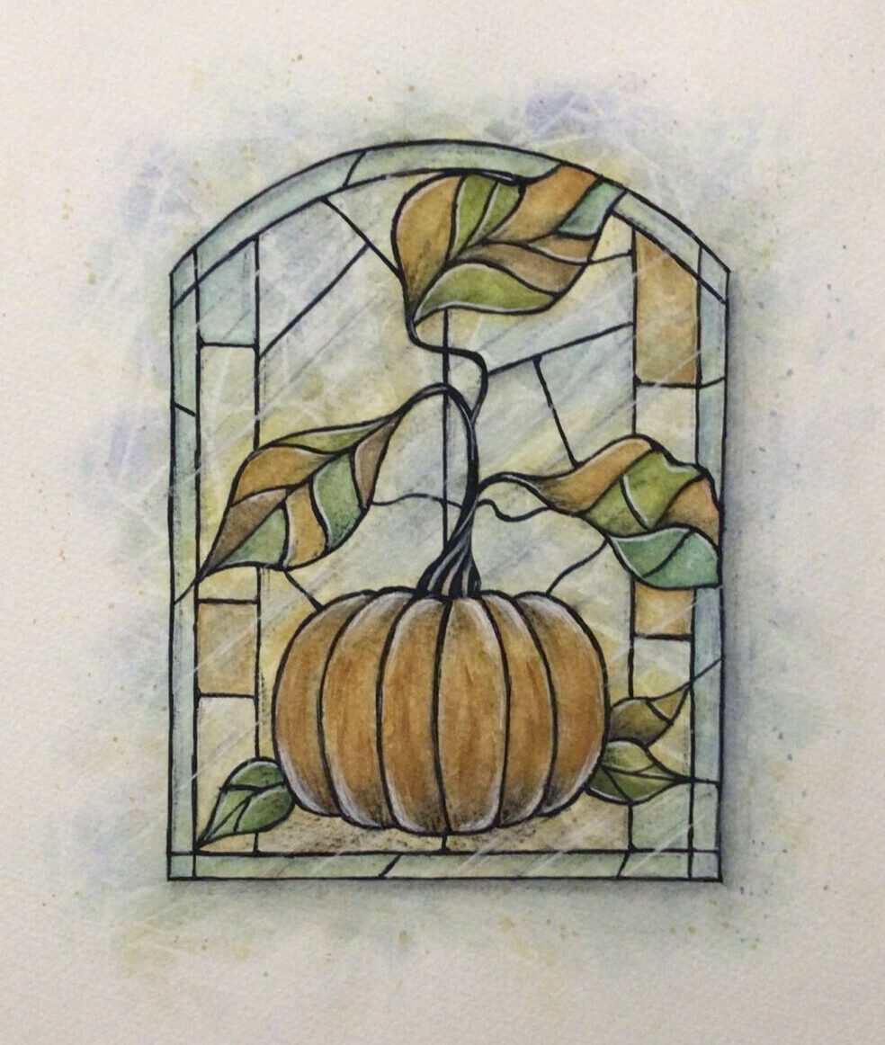 Autumn Stained Glass