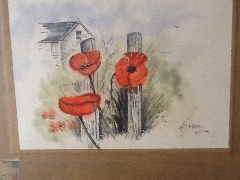 Poppies painting.