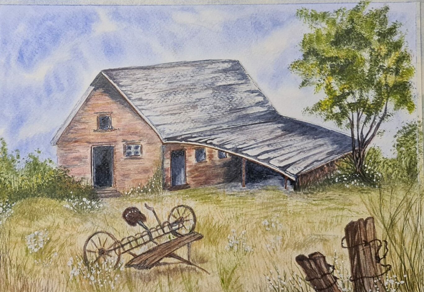 Redwood barn