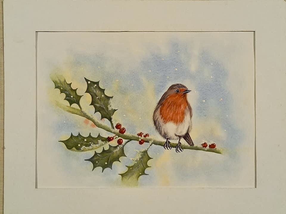 Robin on Holly