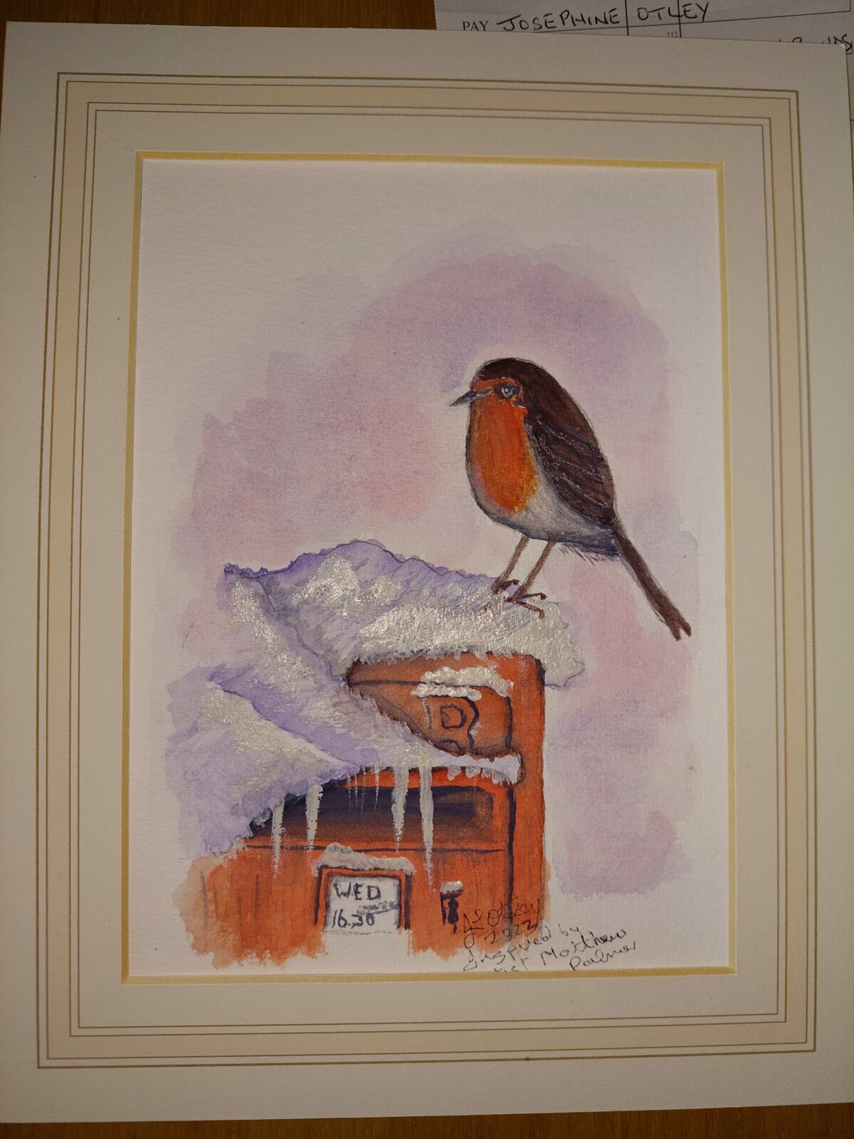 Robin on a Mailbox